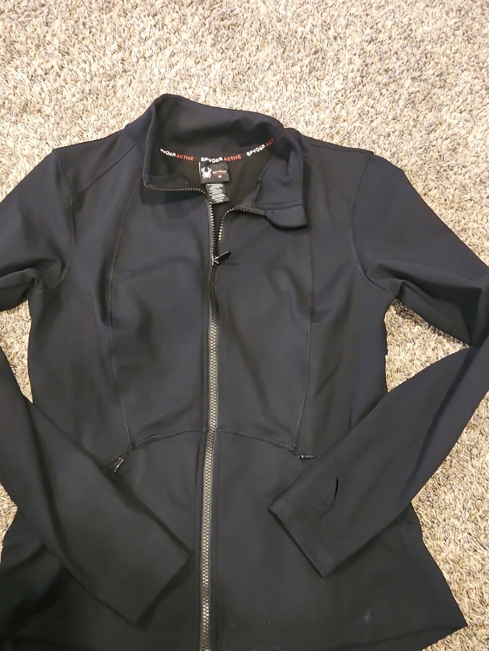 Spyder Black Women's Full-Zip Jacket
